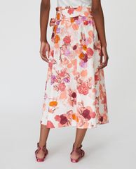 MAX&Co. - Chân váy midi xếp li Floral Poplin
