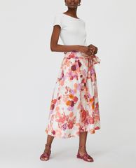 MAX&Co. - Chân váy midi xếp li Floral Poplin