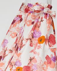 MAX&Co. - Chân váy midi xếp li Floral Poplin