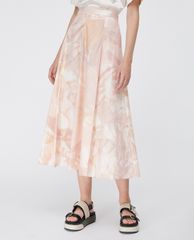 MAX&Co. - Chân váy midi phối họa tiết Printed Cotton