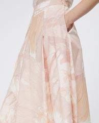 MAX&Co. - Chân váy midi phối họa tiết Printed Cotton