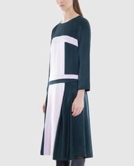 MAX&Co. - Đầm midi cổ tròn tay dài Partenza
