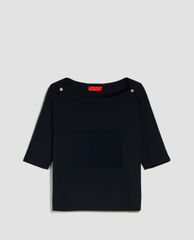 MAX&Co. - Áo cardigan nữ tay lỡ cổ tròn Jewel Buttons