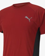PUMA - Áo thun nam cổ tròn tay ngắn Sportstyle Evostripe