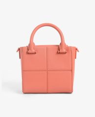 CHARLES & KEITH - Túi xách tay nữ phom vuông Textured Panelled