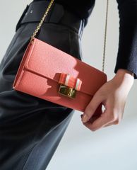 CHARLES & KEITH - Ví nữ dạng gập Stone Embellished