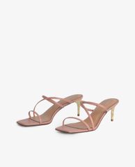 PEDRO - Giày cao gót hở mũi quai mảnh Pearlised Strappy