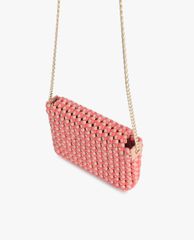 PEDRO - Túi đeo chéo nữ chữ nhật nắp gập Woven