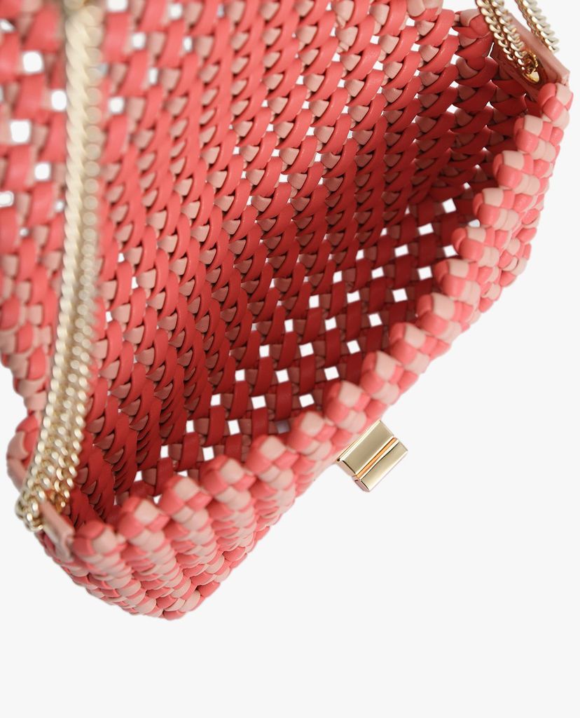 PEDRO - Túi đeo chéo nữ chữ nhật nắp gập Woven