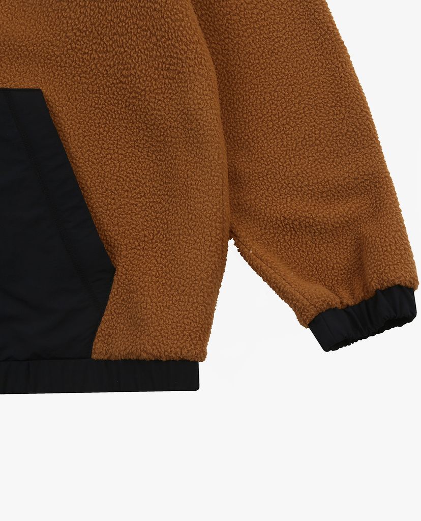 MLB - Áo hoodie tay dài phối mũ thời trang Fleece Color Contrast