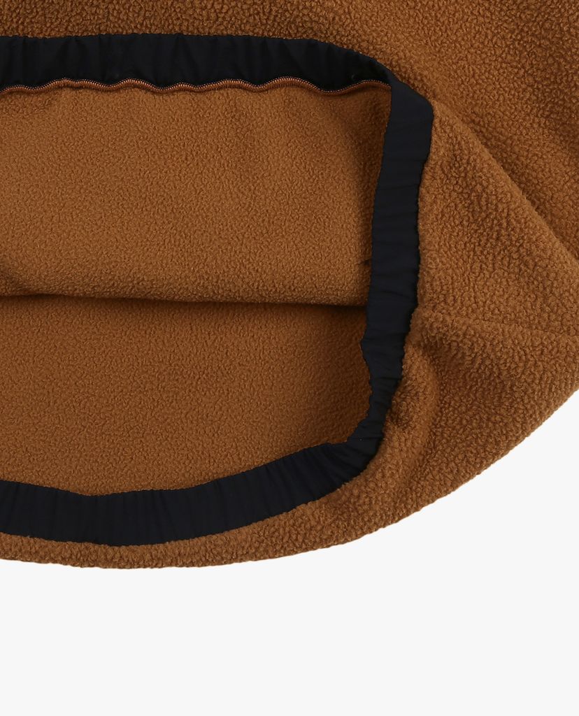 MLB - Áo hoodie tay dài phối mũ thời trang Fleece Color Contrast