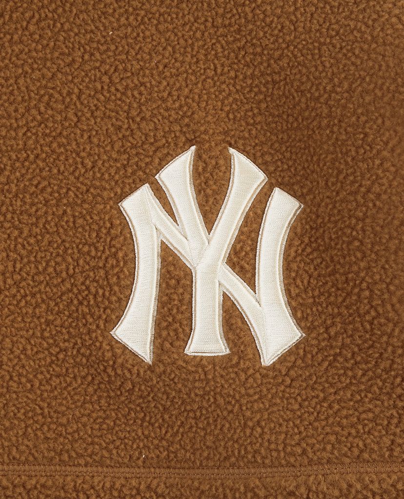 MLB - Áo hoodie tay dài phối mũ thời trang Fleece Color Contrast