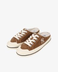 MLB - Giày mule phối lông Playball Corduroy