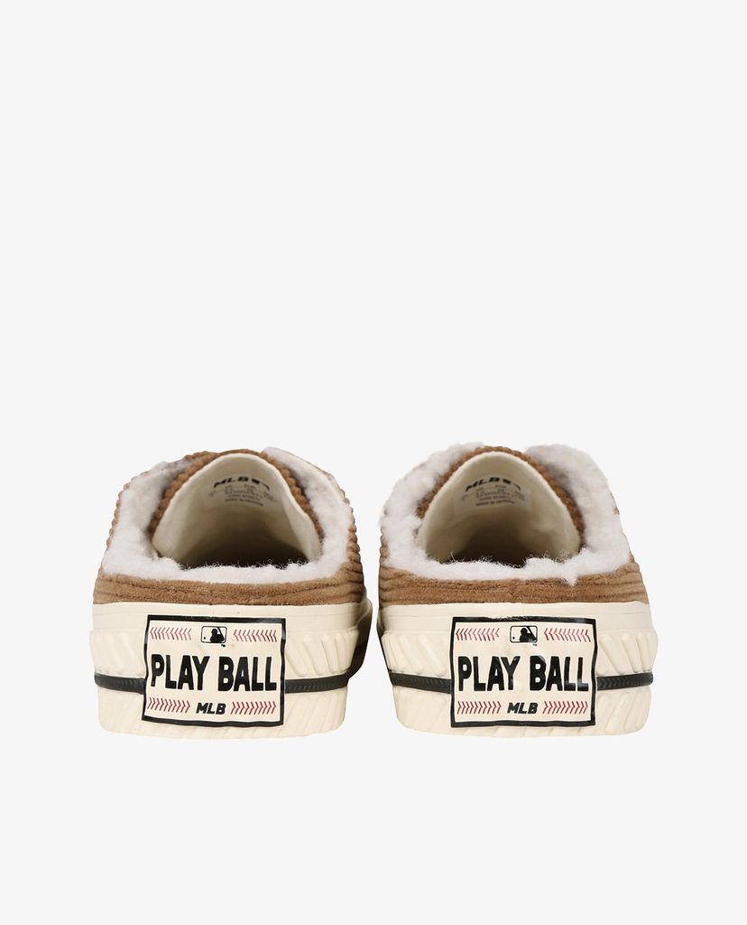 MLB - Giày mule phối lông Playball Corduroy