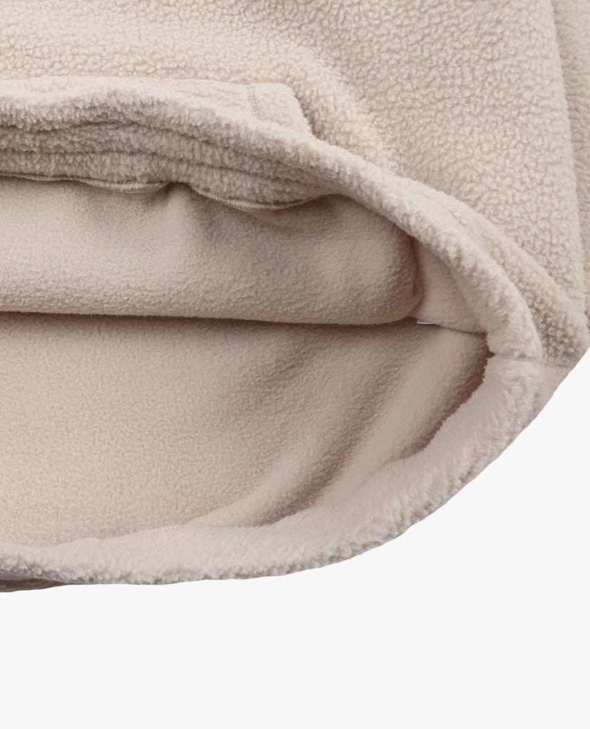 MLB - Áo hoodie tay dài phối mũ thời trang Fleece Lined