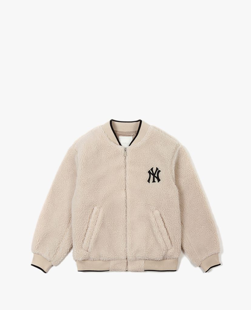 MLB - Áo khoác bomber phối lông Boa Fleece Baseball