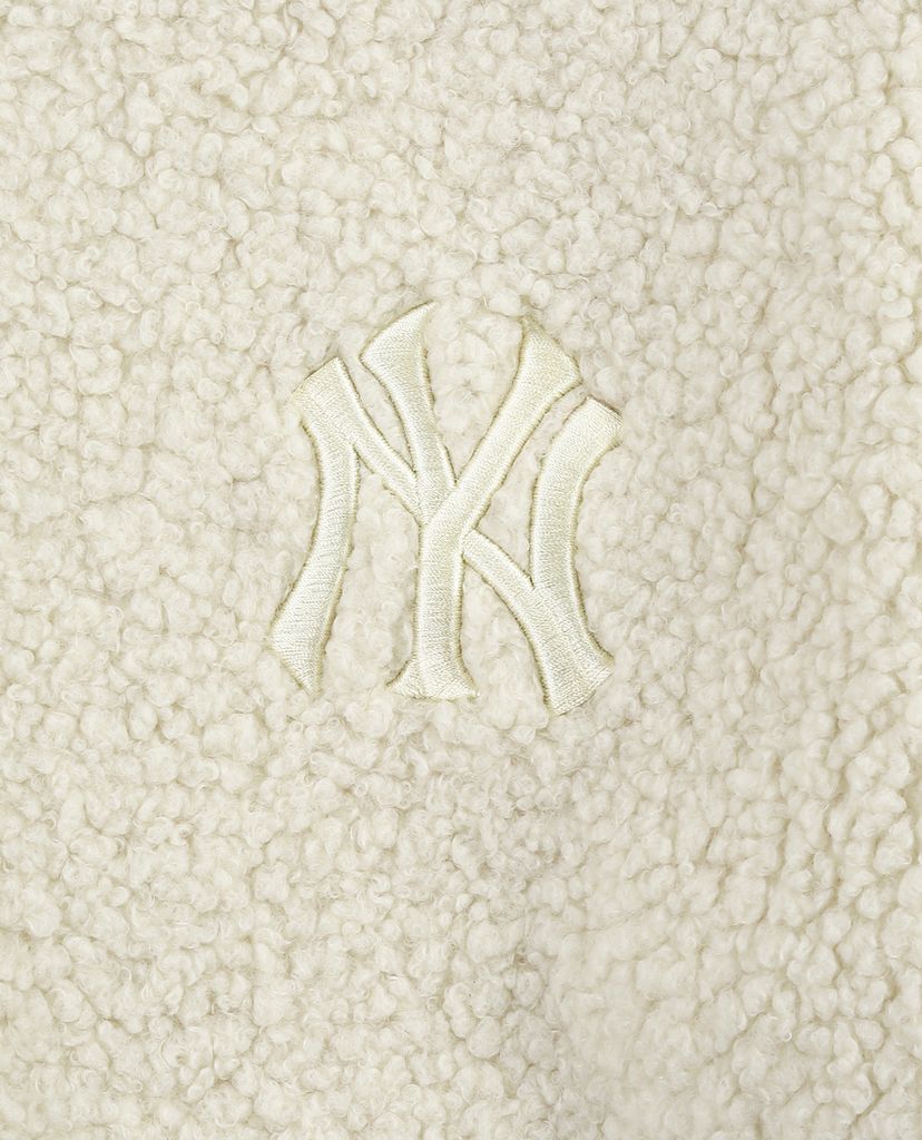 MLB - Áo sweatshirt nữ phom croptop Fleece Lined Wool