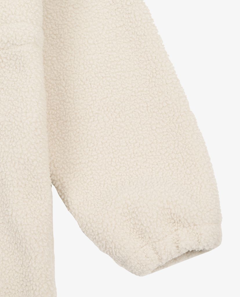 MLB - Đầm midi phối mũ phom suông tay dài Brushed Fleece Long Overfit