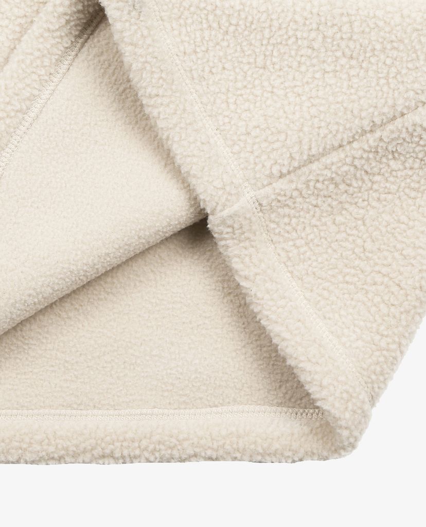 MLB - Đầm midi phối mũ phom suông tay dài Brushed Fleece Long Overfit
