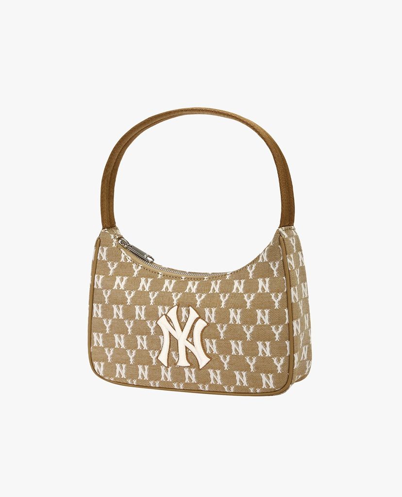 MLB - Túi đeo vai chữ nhật Jacquard Monogram