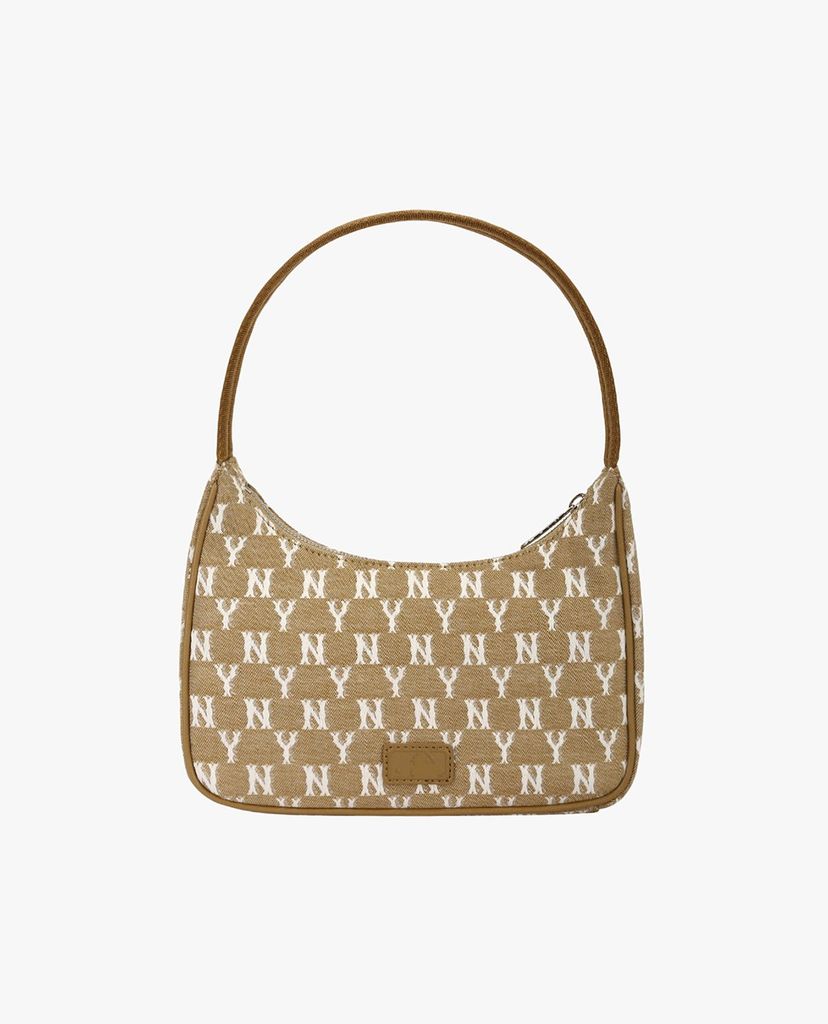MLB - Túi đeo vai chữ nhật Jacquard Monogram