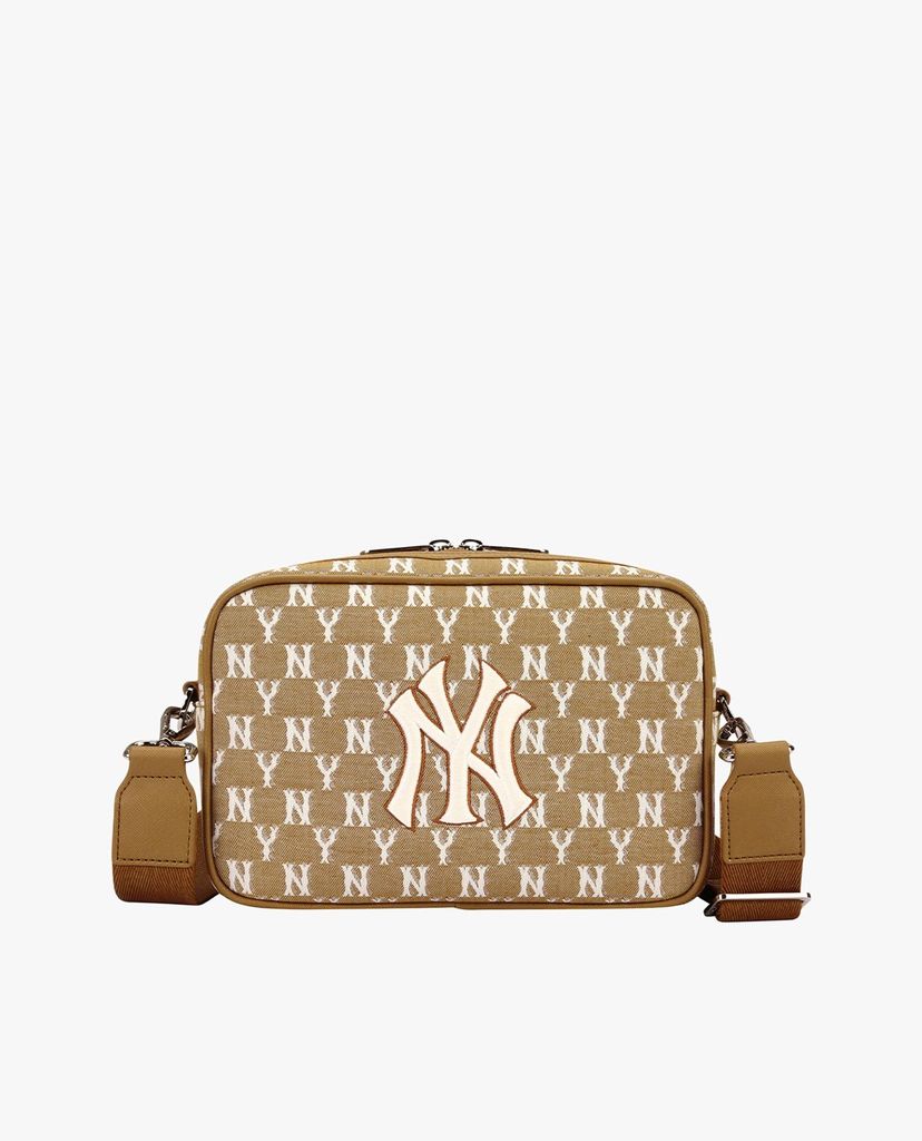MLB - Túi đeo chéo chữ nhật Jacquard Monogram