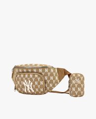 MLB - Túi bao tử thời trang Jacquard Monogram