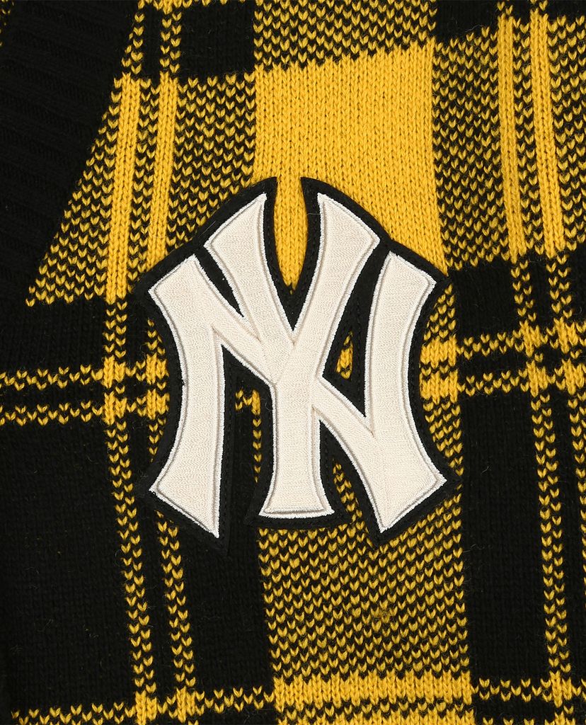 MLB - Áo khoác cardigan sọc caro Check Allover