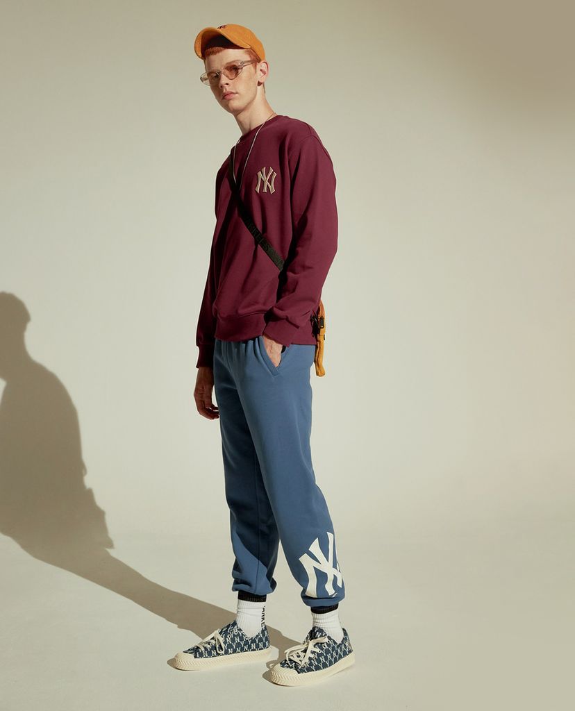 MLB - Áo sweatshirt tay dài thời trang Monogram