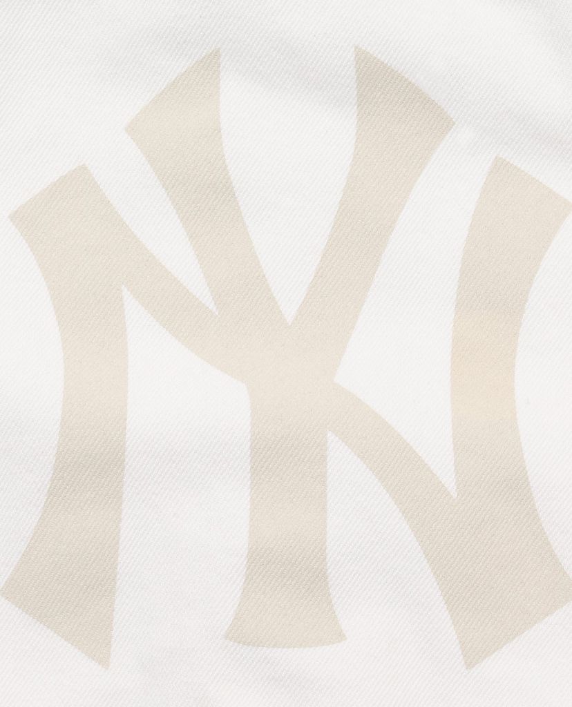 MLB - Áo khoác denim nữ phom croptop Back Logo