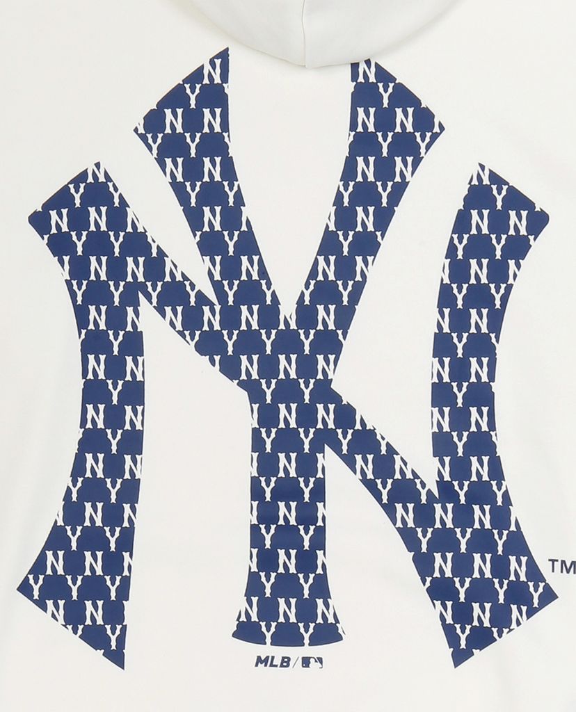 MLB - Áo hoodie tay dài Monogram Back Big Logo Overfit