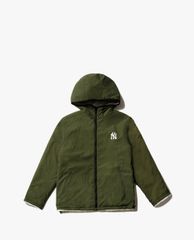 MLB - Áo khoác lông phối mũ Reversible Wool Fleece