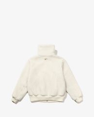 MLB - Áo khoác lông nữ cổ cao tay dài Fleece