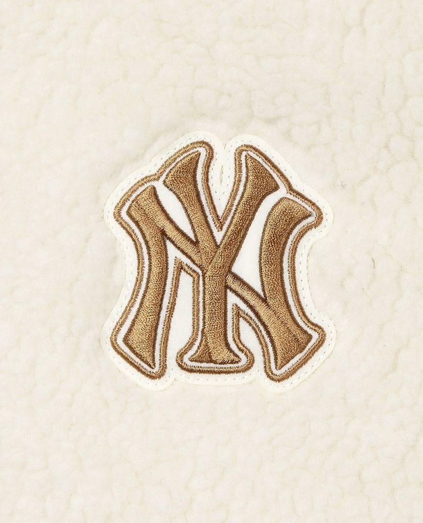 MLB - Áo khoác lông nữ cổ cao tay dài Fleece