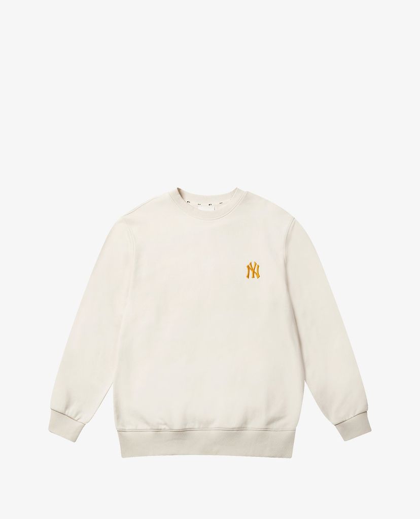 MLB - Áo sweatshirt tay dài cổ tròn Check Back Big Logo