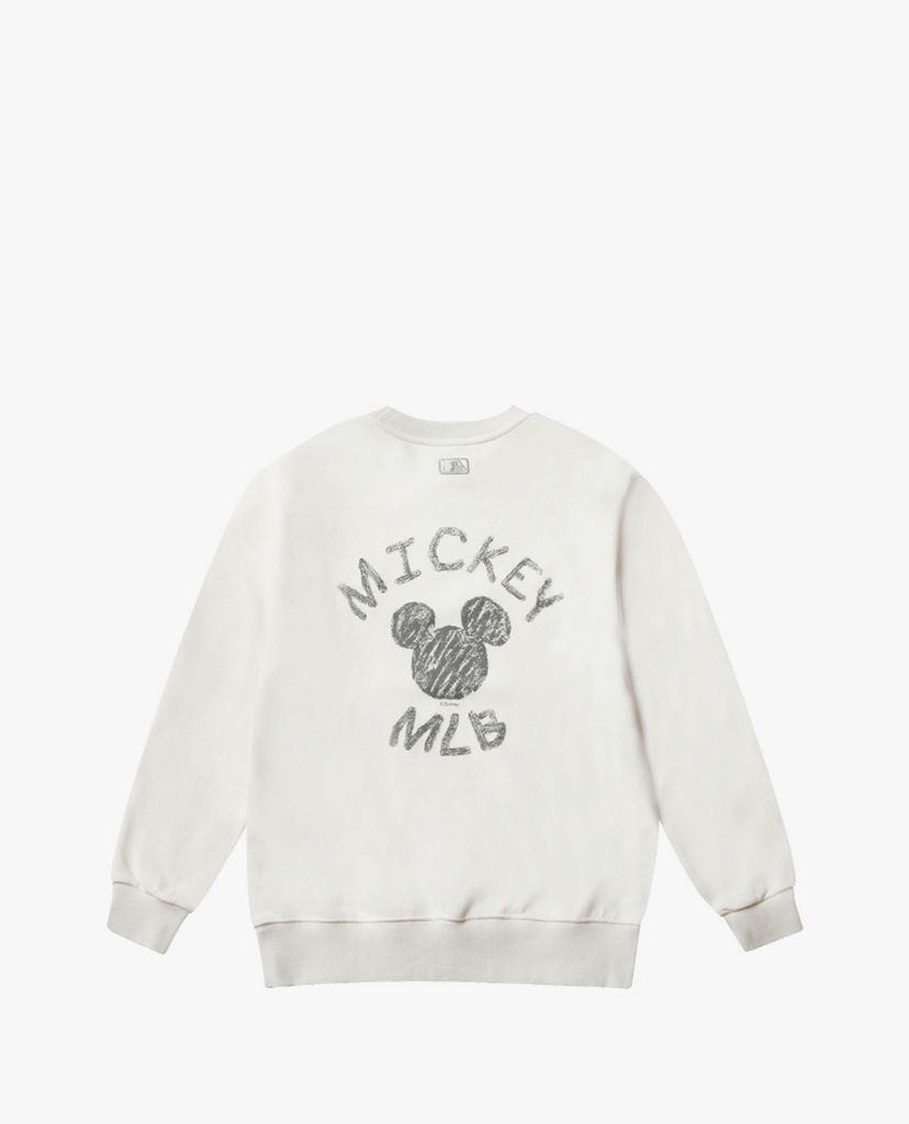 MLB - Áo sweatshirt tay dài cổ tròn Mickey