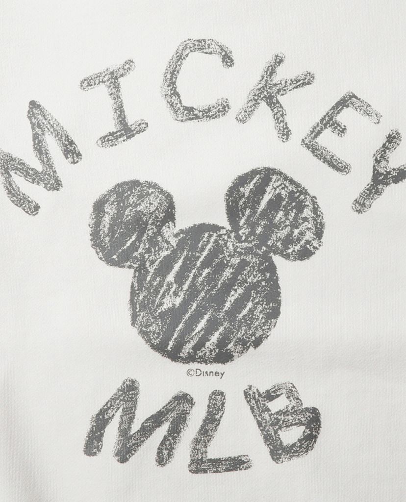 MLB - Áo sweatshirt tay dài cổ tròn Mickey