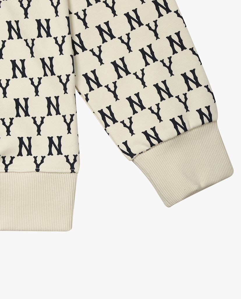 MLB - Áo sweatshirt tay dài cổ tròn Full Side Monogram Overfit