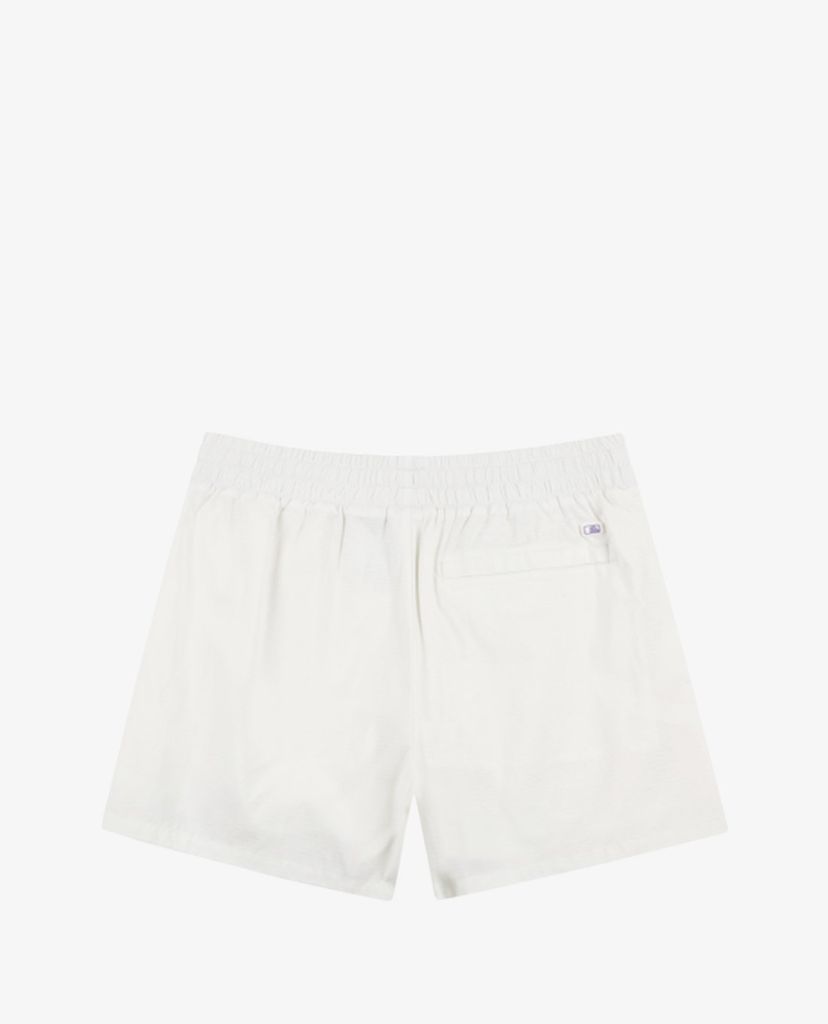 MLB - Quần short nữ lưng thun Play Nylon