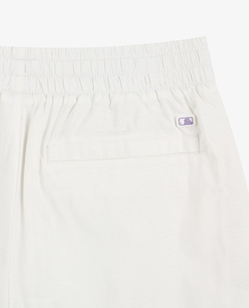 MLB - Quần short nữ lưng thun Play Nylon