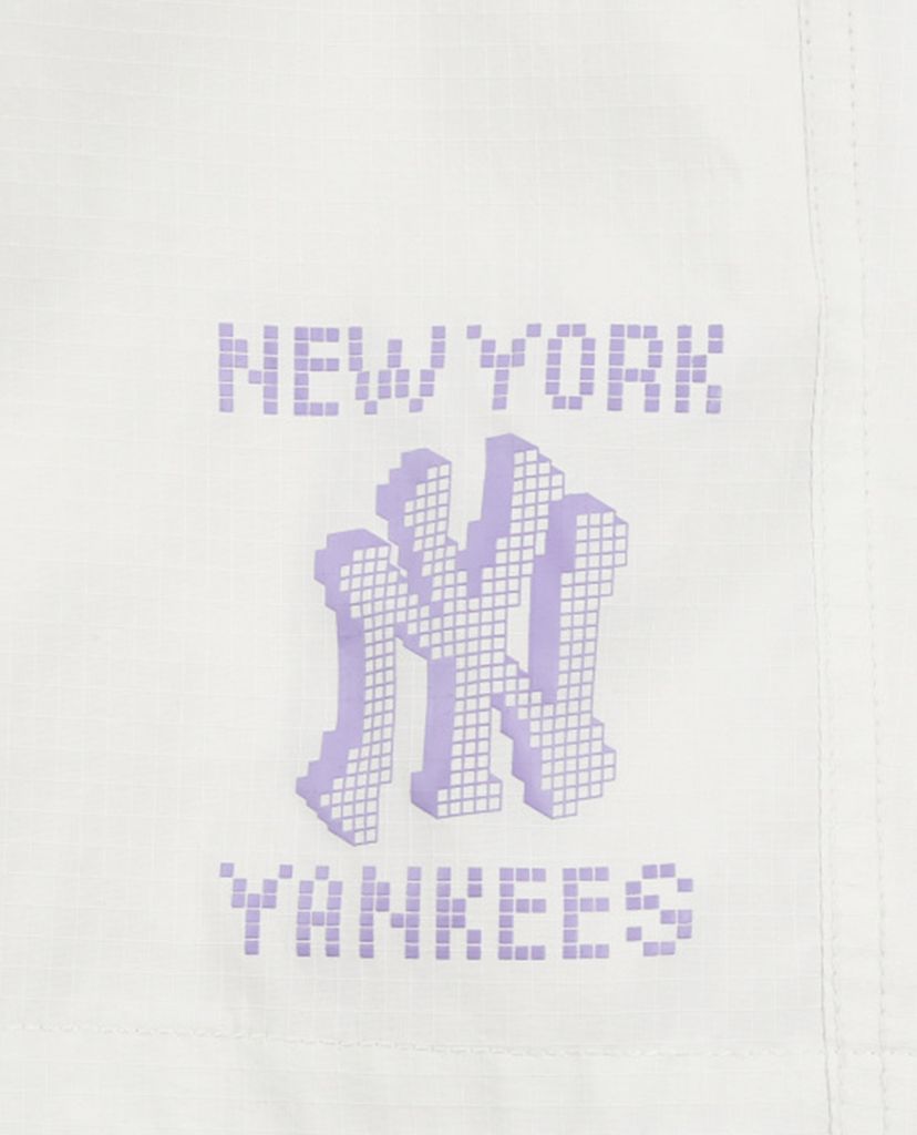 MLB - Quần short nữ lưng thun Play Nylon
