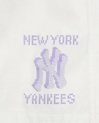 MLB - Quần short nữ lưng thun Play Nylon