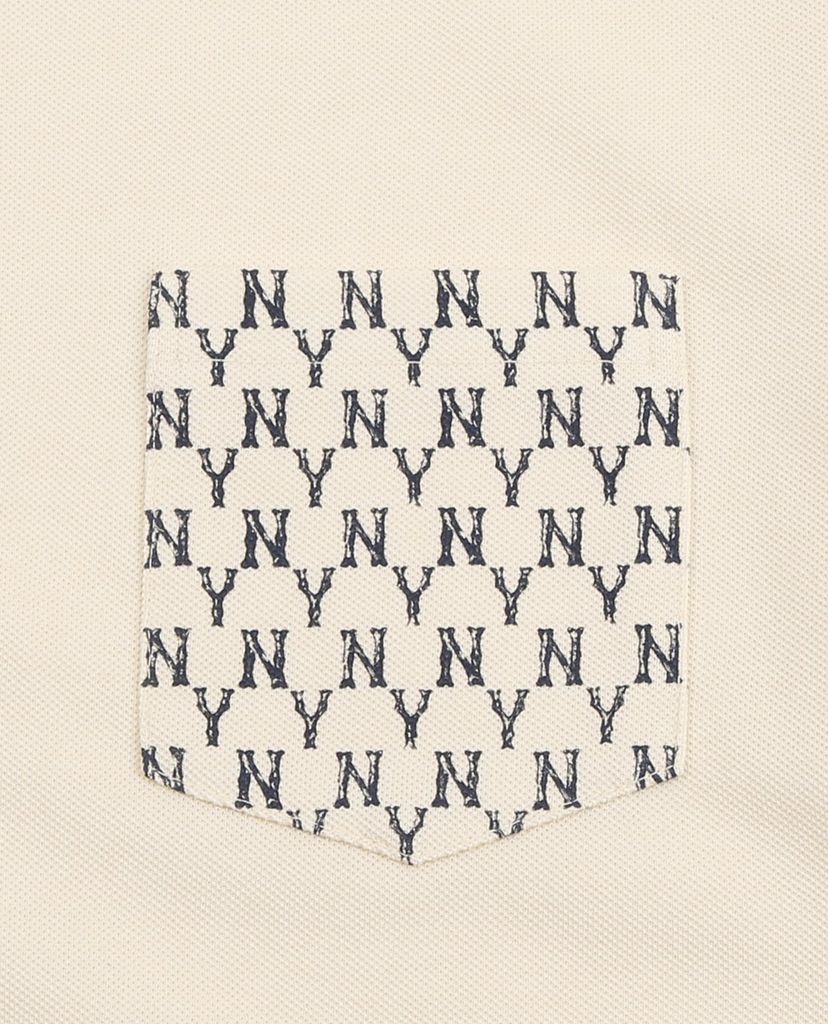MLB - Áo polo ngắn tay Monogram Pocket Pique