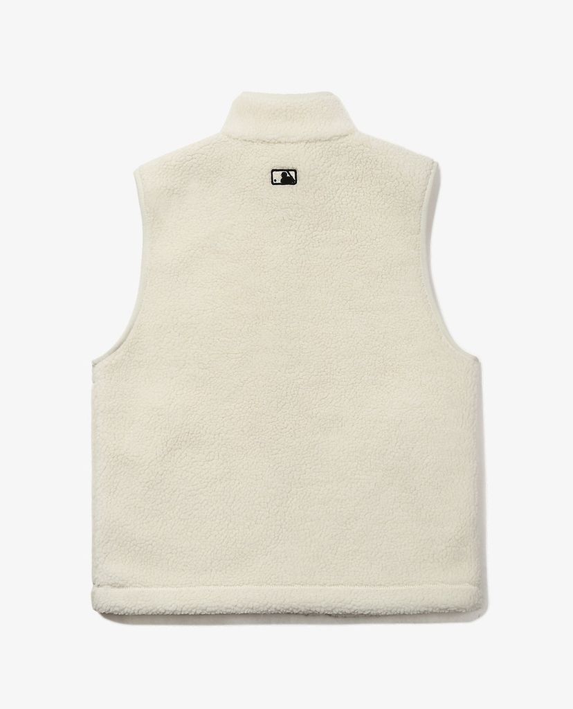 MLB - Áo khoác lông không tay phối zip Wool Fleece