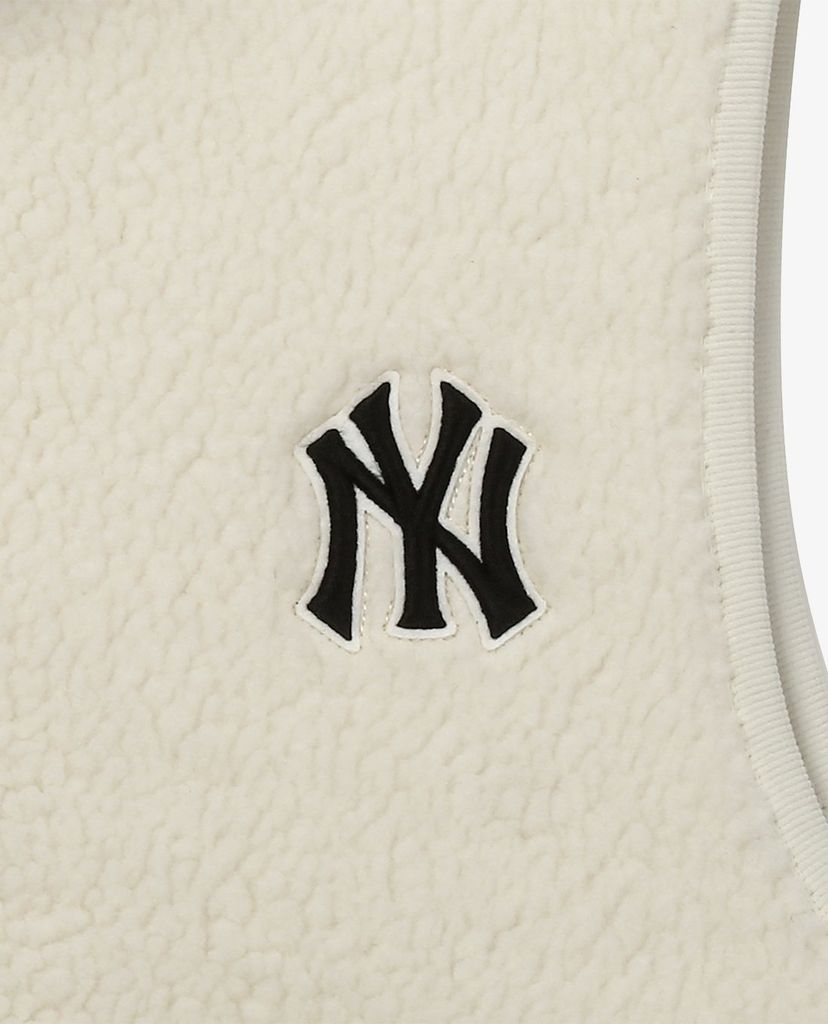 MLB - Áo khoác lông không tay phối zip Wool Fleece
