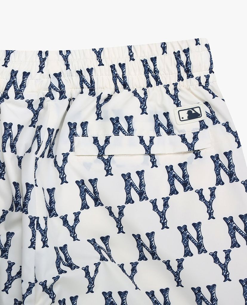 MLB - Quần jogger nữ lưng thun Crayon Monogram