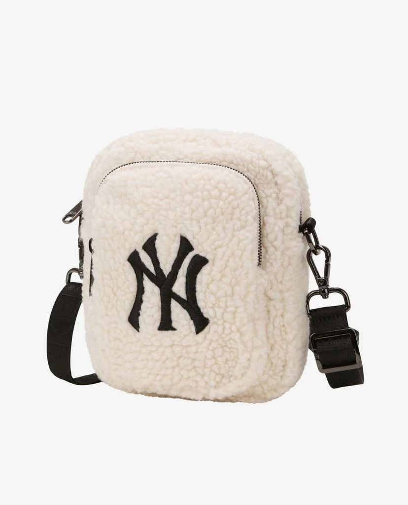 MLB - Túi đeo chéo hình vuông Wool Fleece Mini