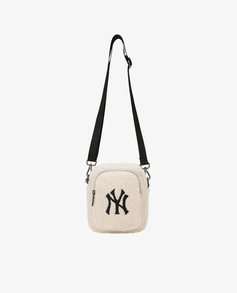 MLB - Túi đeo chéo hình vuông Wool Fleece Mini