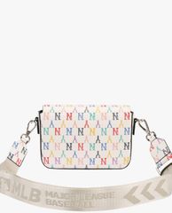 MLB - Túi đeo chéo chữ nhật Monogram Rainbow