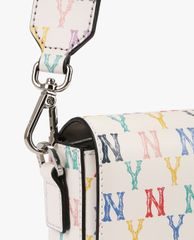 MLB - Túi đeo chéo chữ nhật Monogram Rainbow